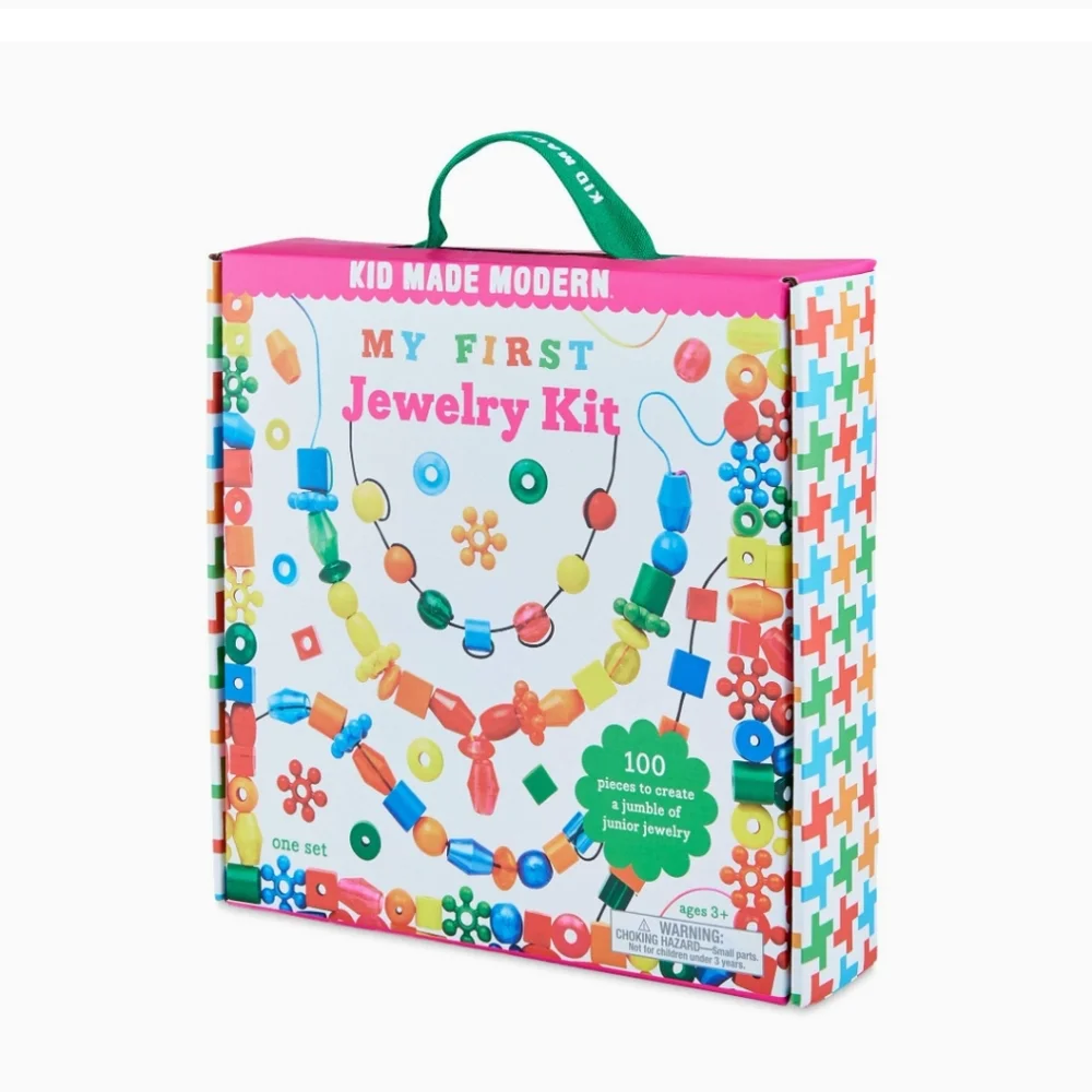 Jewelry Making Kit for Kids - Kid Made Modern My First Jewelry Kit